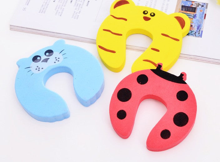Children Safety Cartoon Door Clamp Pinch Hand Security Stopper