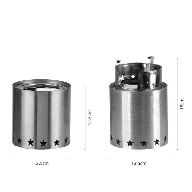 A1G Firewood Stove Outdoor Portable Travel Firewood Cooking Stove Portable Stove Portable Firewood Multifunctional