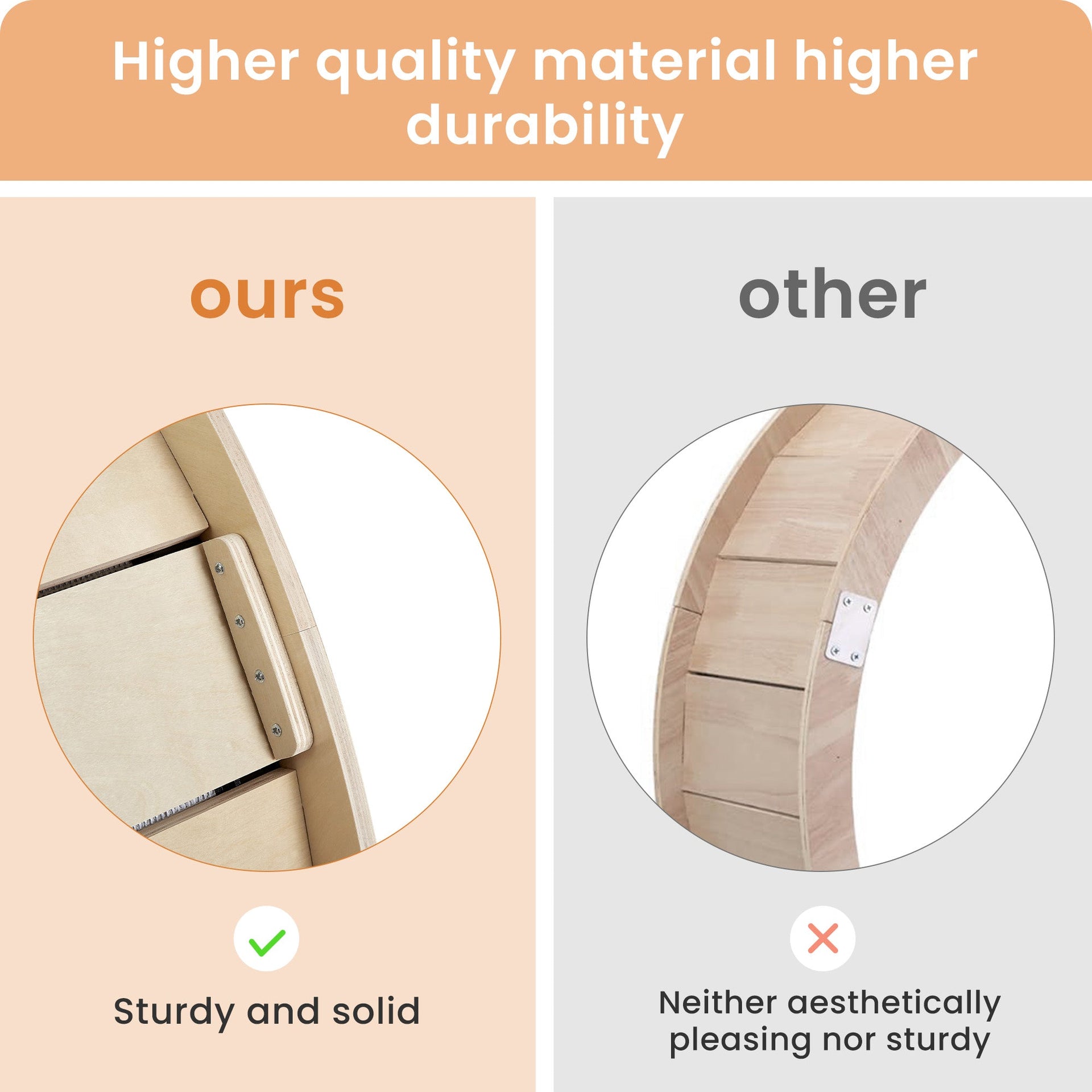 Indoor cat treadmill with carpet, tear device and latch natural wood, 39.4 inches long x 13.2 inches wide x 41.3 inches high