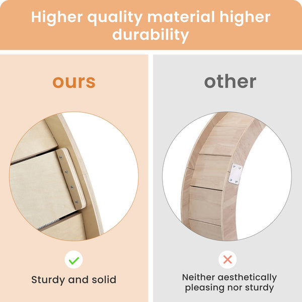 Indoor cat treadmill with carpet, tear device and latch natural wood, 39.4 inches long x 13.2 inches wide x 41.3 inches high