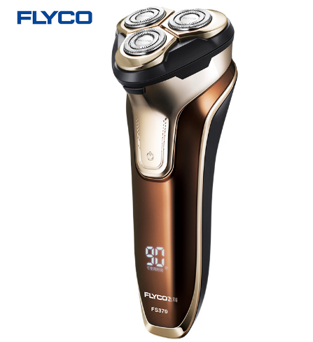 Flyco 3D floating head Rechargeable Portable body washable Electric Shaver Led Light Fast Charge FS379
