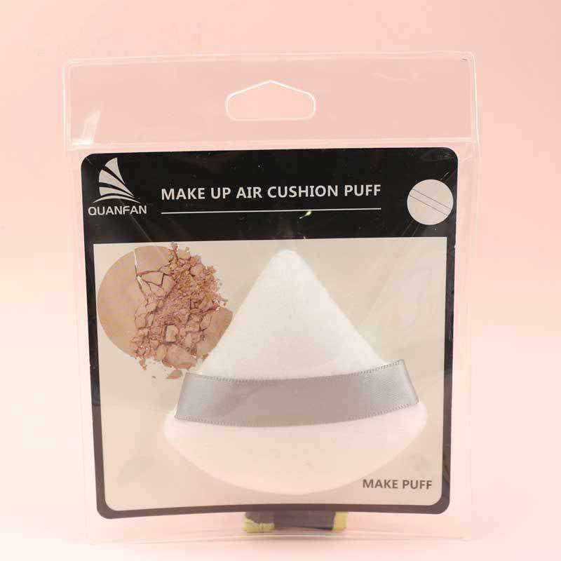 Triangle Dry Powder Puff Fiber Crystal Cotton Delicate On Makeup Beauty Tools Powder Puff