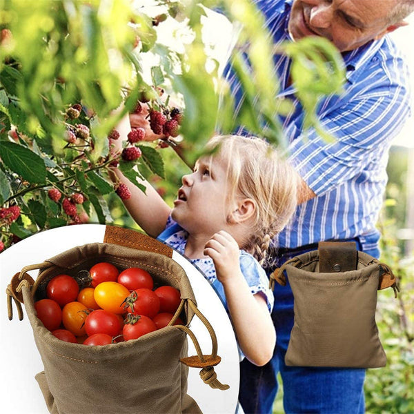 Outdoor Foraging Bag Fruit Picking Bag Waist Hanging Tool Bag Jungle Storage Bag