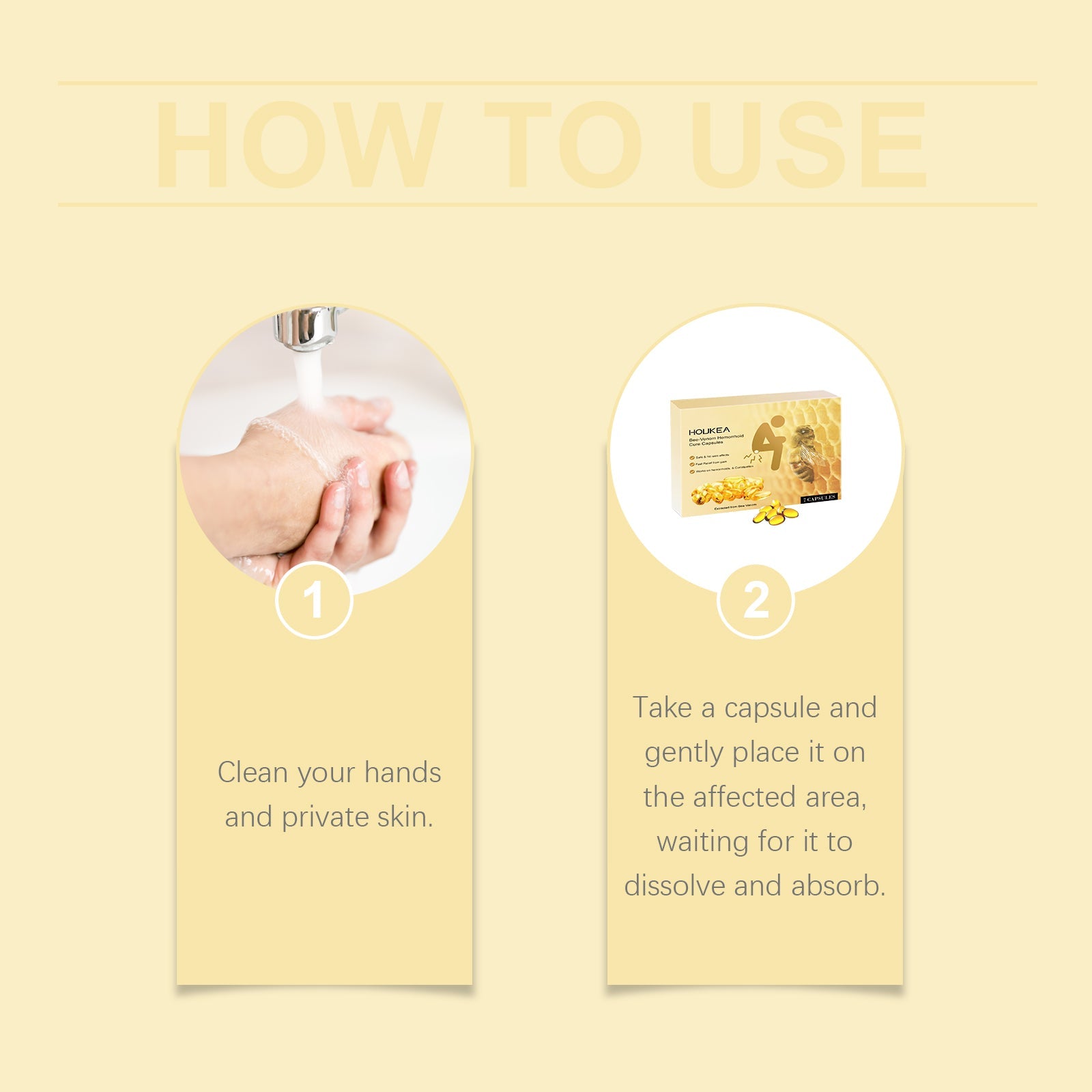 Bee Venom Care Capsules Gently Pamper And Nourish The Body Soothing Perianal Body Care Capsules