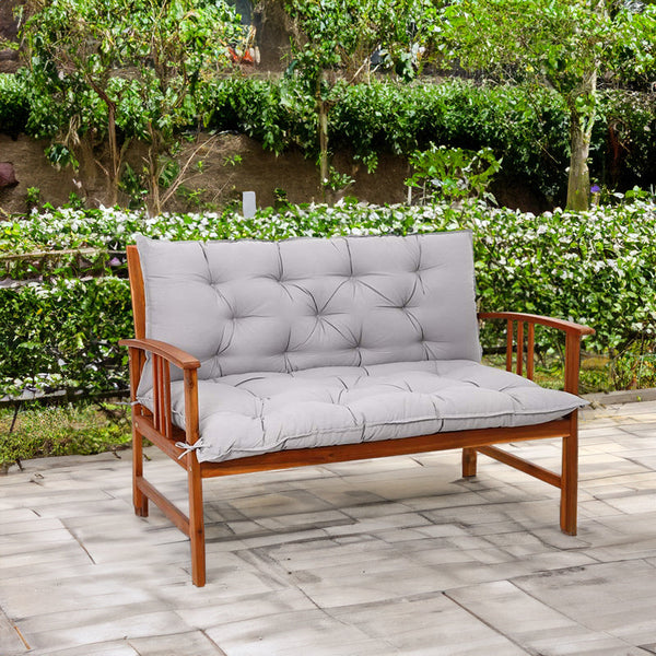 Outdoor 2/3-seater bench/swing cushions: thickened, with backrest, waterproof.