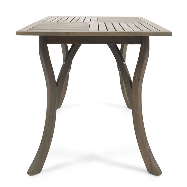 ECTANGULAR WOOD TABLE