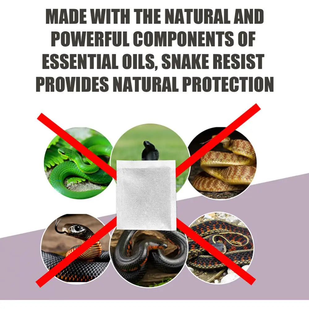10ack Repellent Snake Anti Snake Driving Bag Outdoor Camping Fishing Garden Snake Driving Bag Snake Repellent Garden Supplies