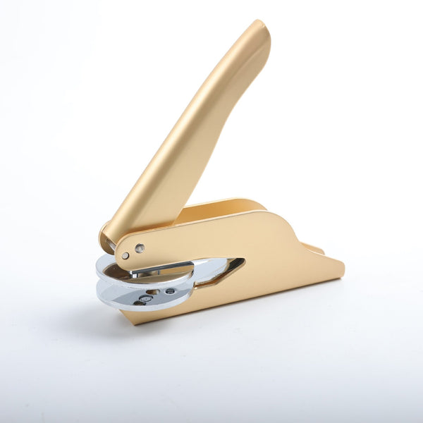 Customized non embroidered steel embossed pliers with steel seal engraved wedding pliers with steel seal logo