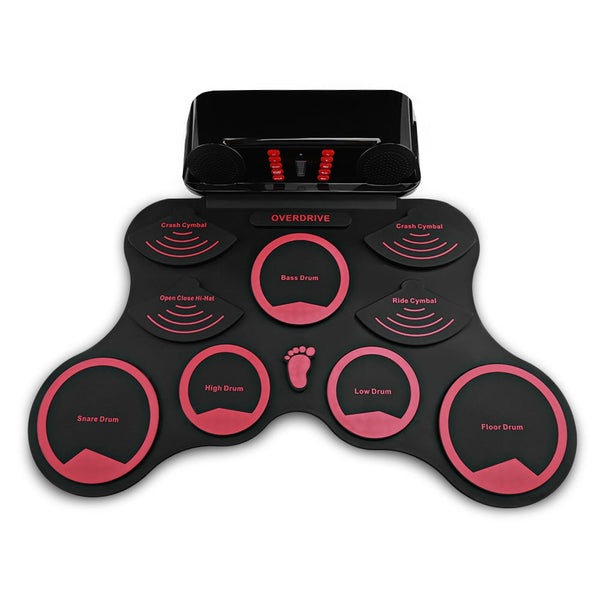 AEOFUN 10 Pads Electronic Roll Up Drum Kit with Recording Function