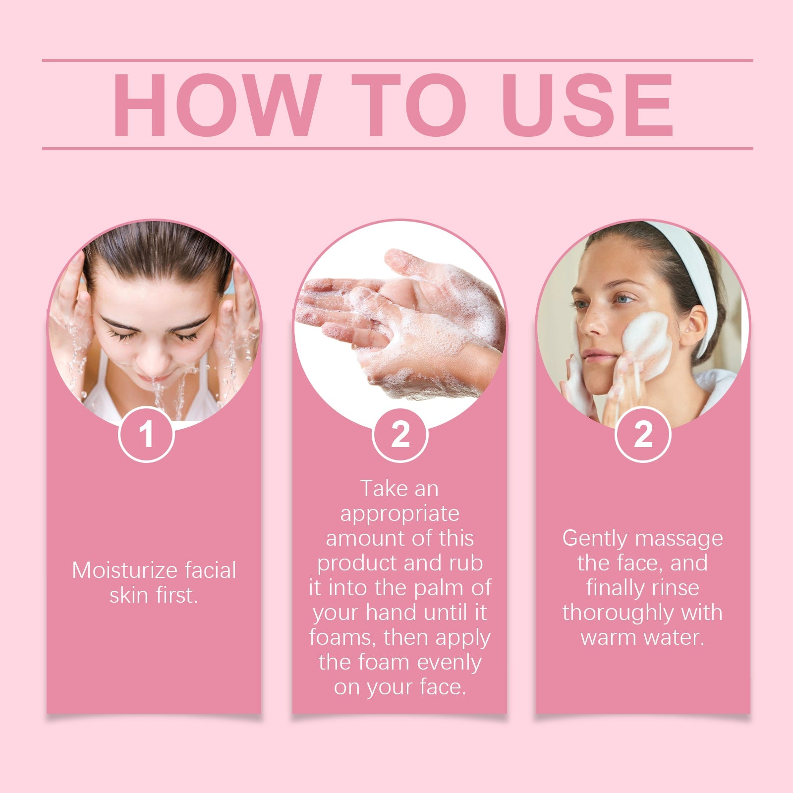 Deep Moisturizing Cleanser Clean Face Moisturizing Moisturizing Non-Tight Soothing Skin Cleanser