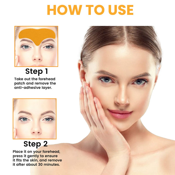Forehead Wrinkle Patch, Fade Fine Lines Smooth Forehead Fine Lines Firming Skin Anti-Wrinkle Forehead Patch