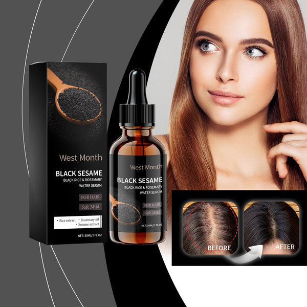 Black Sesame Hair Care Essence Nourishes Hair, Improves Dry Hair And Split Ends