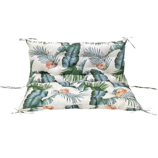 Outdoor 2/3-seater bench/swing cushions: thickened, with backrest, waterproof.