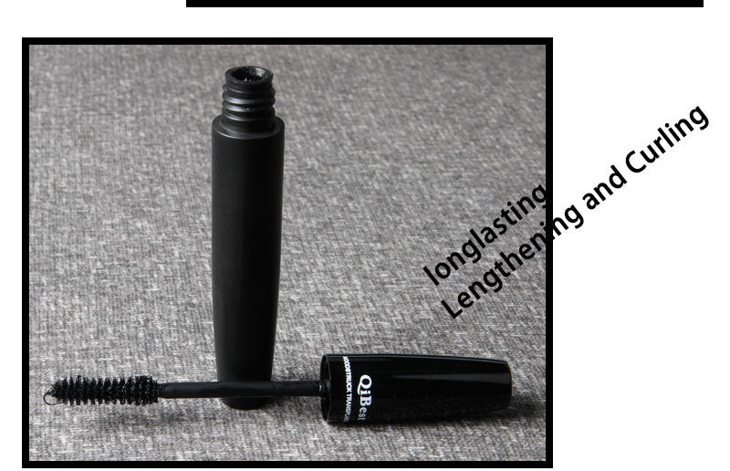Makeup Qibest Black Tube 3D Mascara Fiber Combination Set Thick And Slender