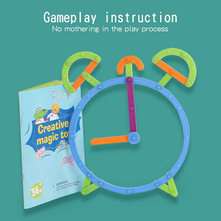 Children's puzzle puzzle puzzle DIY versatile and creative building block set puzzle toys