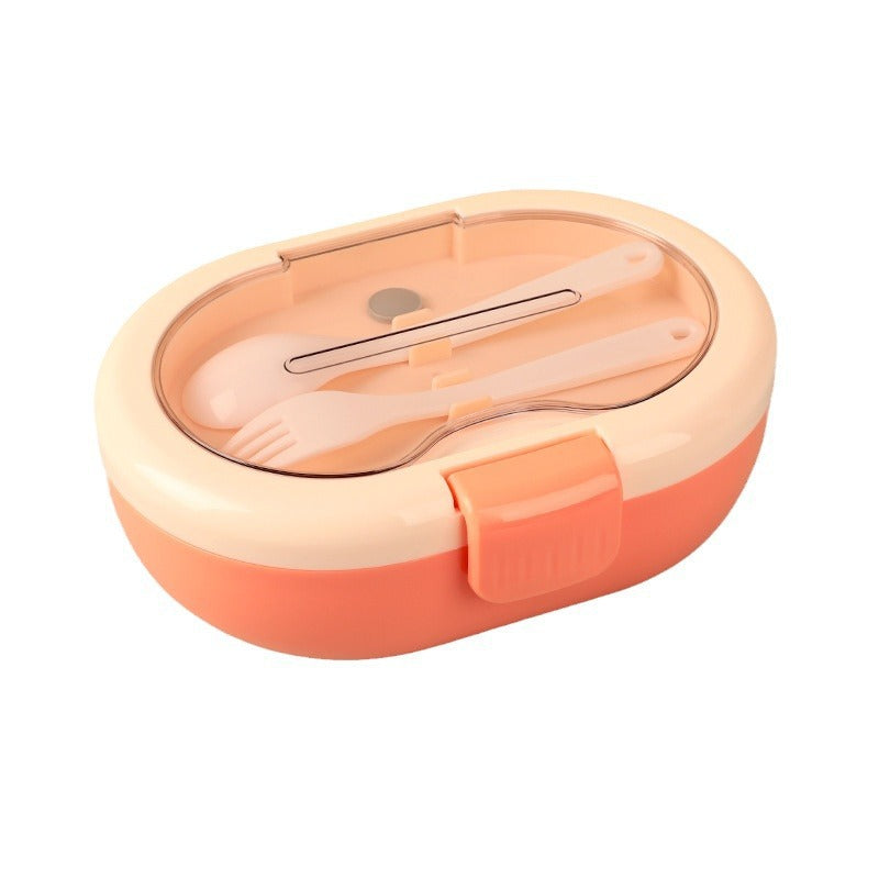 Modern simple food grade microwaveable lunch box with compartments