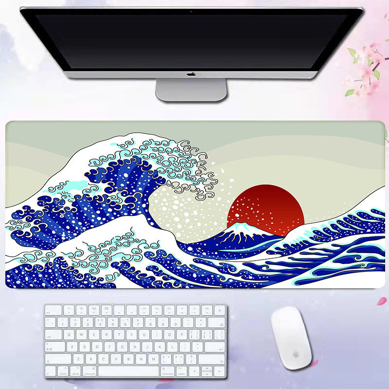 Wave mouse pad advertising game keyboard pad desk pad