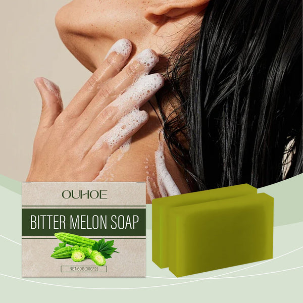 Bitter Gourd Herbal Bath Soap Gently Moisturizes Body Skin Moisturizes And Cleanses Pores Bath Body Soap