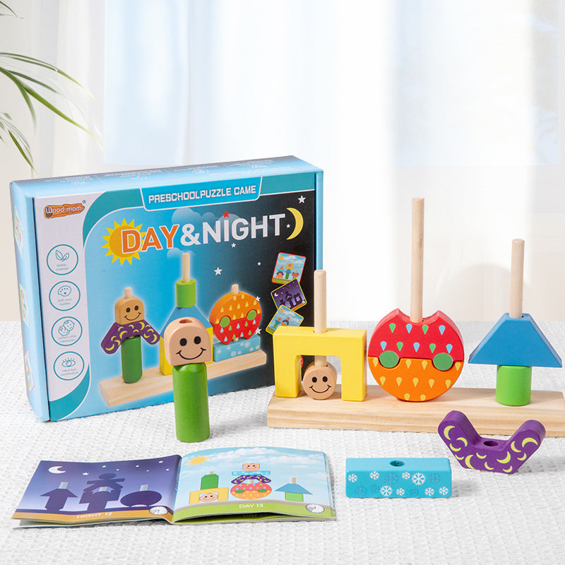 Creative building blocks, children's puzzle board games, kindergarten enlightenment, early education, puzzle toys, gifts