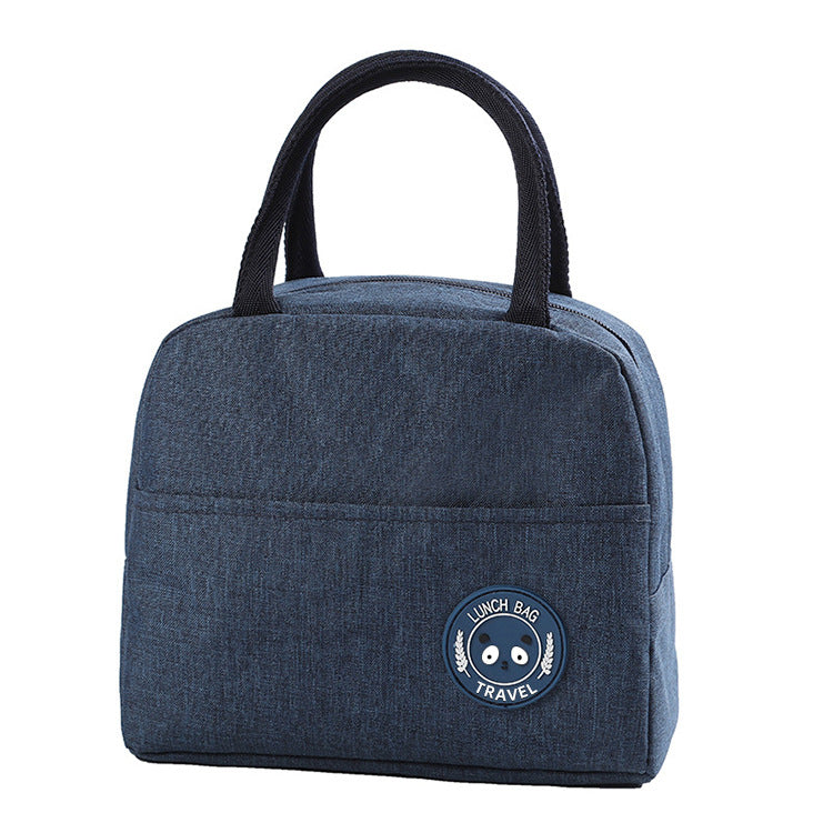 Fashion simple portable insulation bag waterproof fresh-keeping aluminum foil lunch box bag small lunch bag travel cooler bag