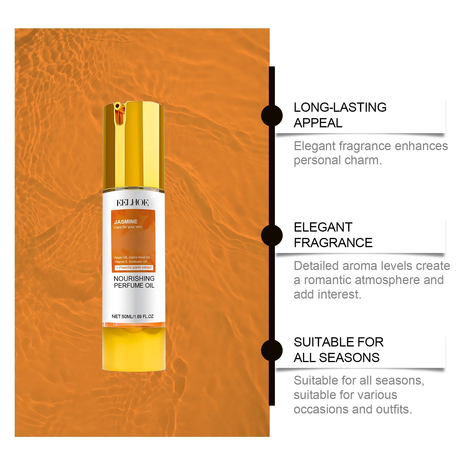 Women's Fresh Charm Perfume Set Women's Fresh Fragrance Lasting Light Scent Fresh Flower Fruit Scent