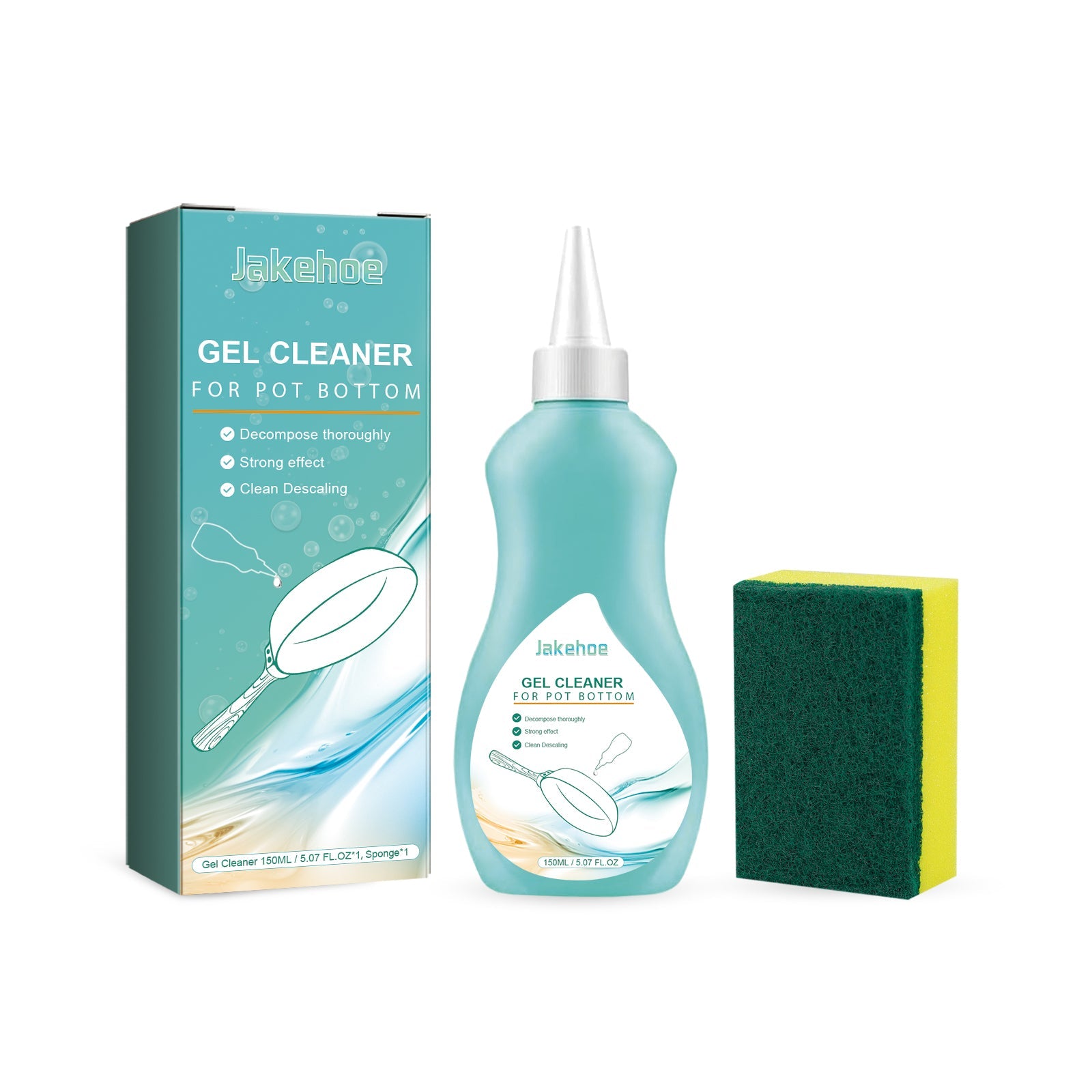 Gel Cleaner For Pot Bottom, Kitchen Cooktop With Cleaning Oil Stains And Rust Remover