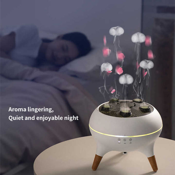 Spray HumidificadorElectric Night Light Air Humidifier With Remote Aromatherapy