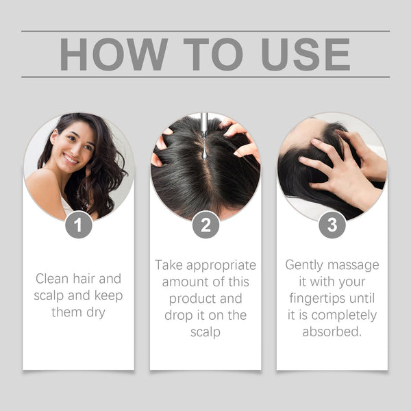 Hair Care Serum, Strengthens Hair And Nourishes Scalp Care Daily Massage Treatment Serum