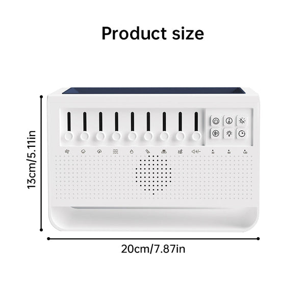 Haut-parleur Bluetooth Portable à bruit blanc, aide au sommeil, veilleuse, humidificateur, Machine tout-en-un, 8 Goup, son natur