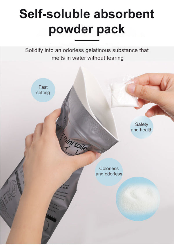 4pcs Outdoor Emergency Urinate Bags 700ml Easy Take Piss Bags Travel Mini Mobile Toilet for Baby Women Men Vomit Bag