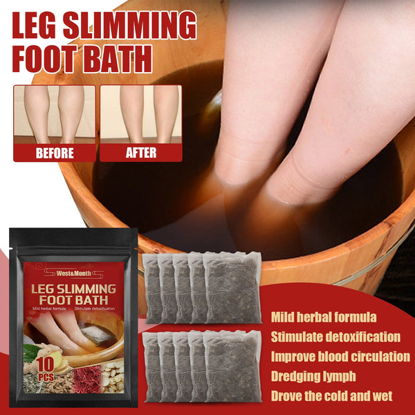 Leg Slimming Foot Bath, Relieve Leg Soreness And Swelling Discomfort Cold Relief Wet Foot Bath Kit
