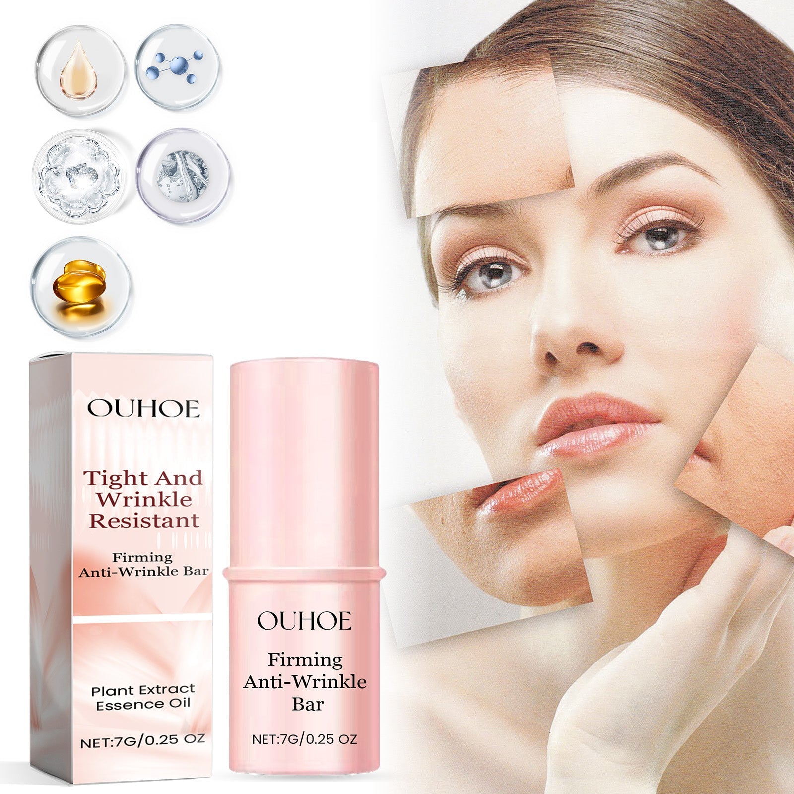 Ouhoe Eye Moisturizer Stick Moisturizes Skin Around Eyes