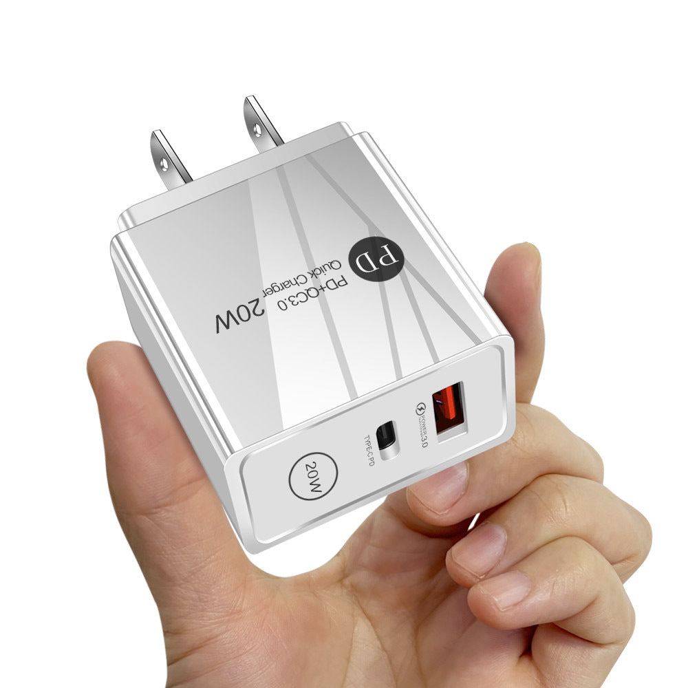 20W fast charging PD QC3.0 mobile phone charger charging head
