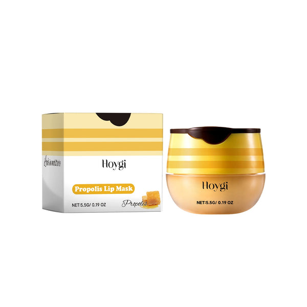 Propolis Lip Mask, Fade Lip Lines, Anti-Crack Lip Balm Moisturizing Lip Care Lip Mask