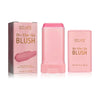 Blush Stick, Brightening Primer Solid Contouring Natural Nude Makeup Waterproof Lightweight Multi-Functional Blush Stick