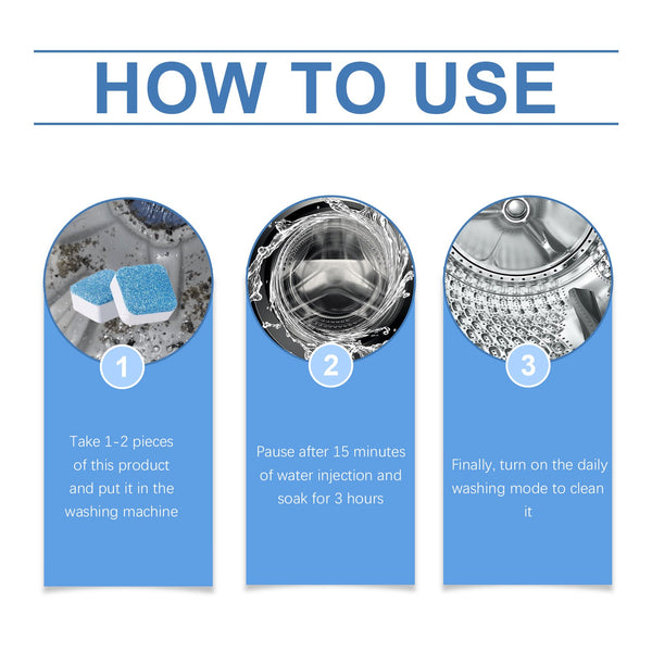 Washing Machine Cleaning Effervescent Sheet Washing Tank Cleaning Dirt, Odor And Fragrance Cleaning Sheet