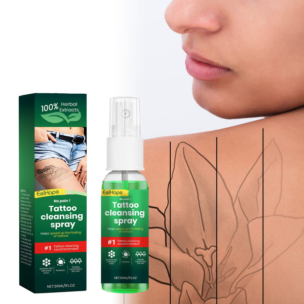 Tattoo Cleaning Spray Gently Cleans And Moisturizes Skin And Lightens Skin Tattoo Marks