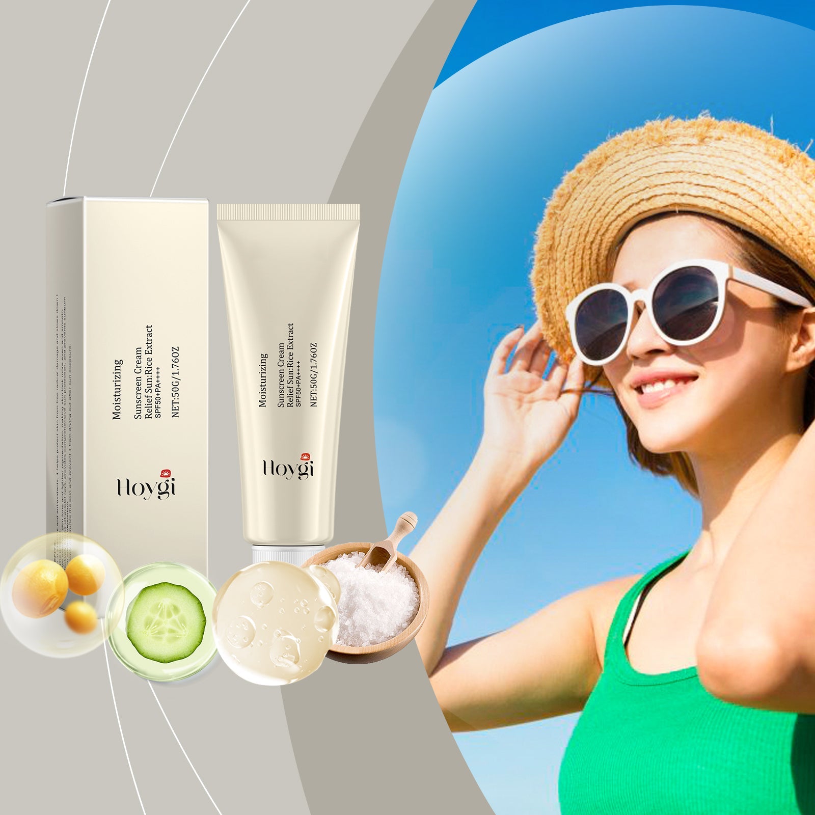 Moisturizing Protective Cream, Summer Outdoor Uv Isolation Protection Refreshing Skin Moisturizing Protective Cream