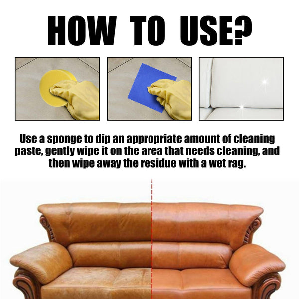 Cleaning Cream, Sofa Seat Polishing Complementary Color Brightening Scratch Care Repair Cream