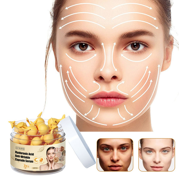 Hyaluronic Acid Anti-Wrinkle Capsule Essence, Anti-Wrinkle Repair Barrier Hydrates And Tightens Facial Skin Essence