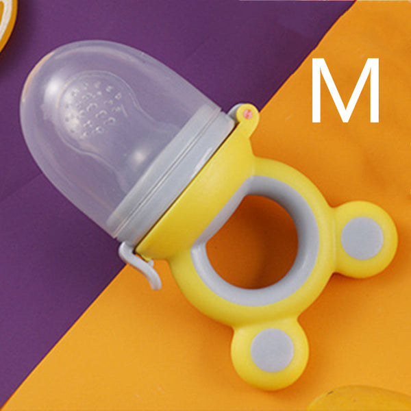 Baby products baby pacifier fruit and vegetable silicone baby nutrition fruit and vegetable mesh bag complementary food feeder