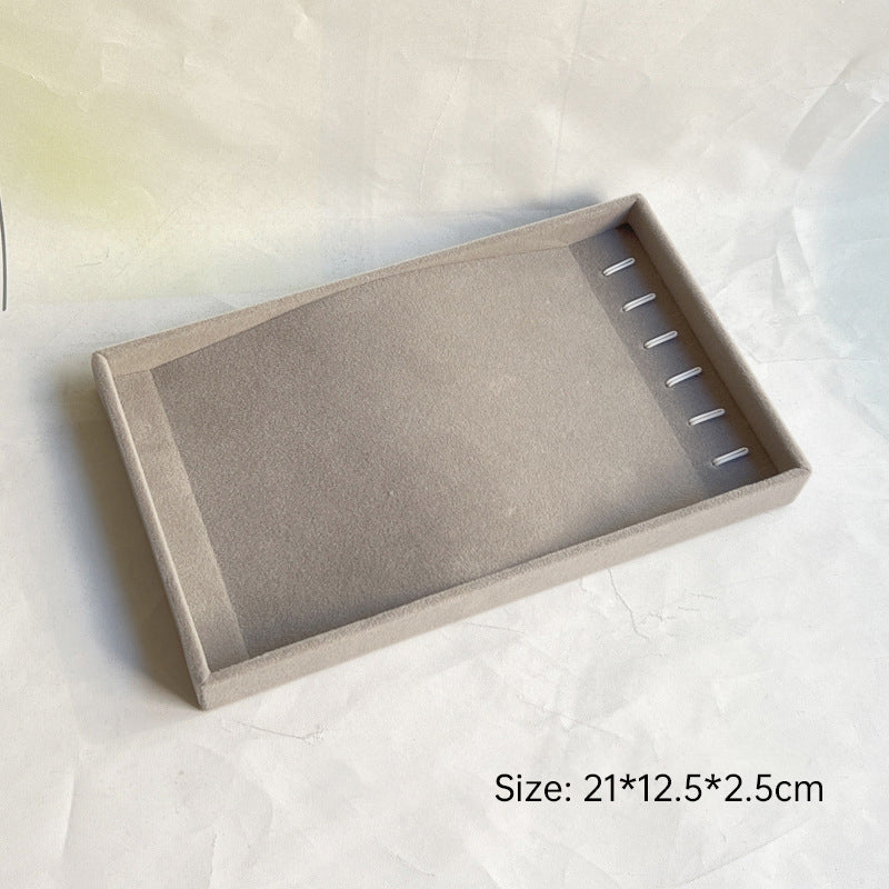 Velvet Stackable Jewelry Organizer, Portable for Rings, Earrings and Necklaces.