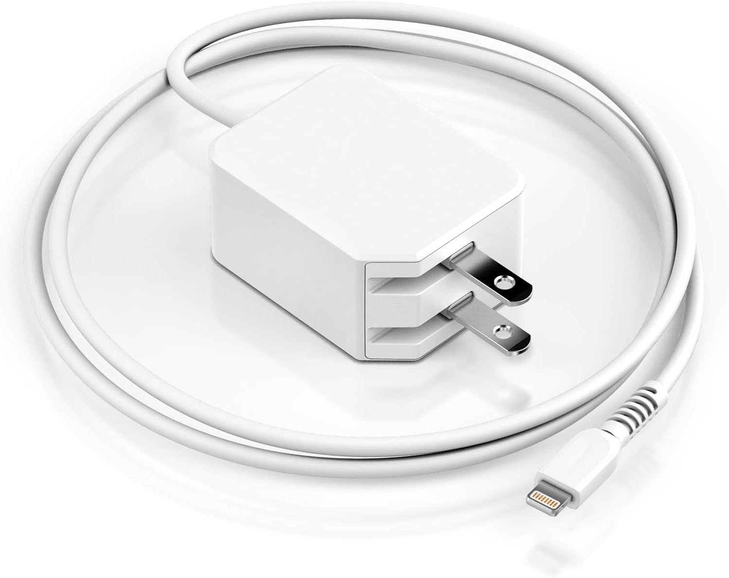 (MFi Apple Certified) 1-PC Lightning Fast iPhone Wall Charger (20W Power Delivery Technology)