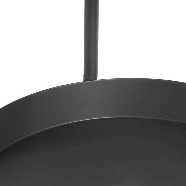 Modern Dark Grey Metal 3-Tier Flower Pot Plant Stand