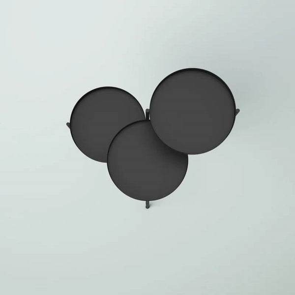 Modern Dark Grey Metal 3-Tier Flower Pot Plant Stand