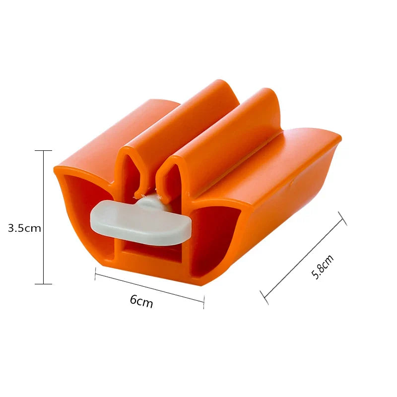 New Bathroom Accessories Toothpaste Squeezer Tooth Paste Dispenser Tube Squeezer Facial Cleanser Press Rolling Holder for Kids
