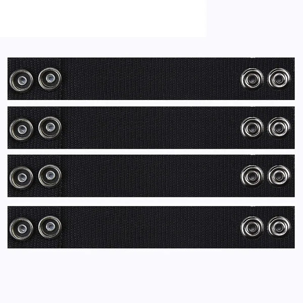 4Pcs/Set Tactical Belt Buckle Police Military Accessory Double Snaps Nylon Tactical Belt Loop Holder Keeper