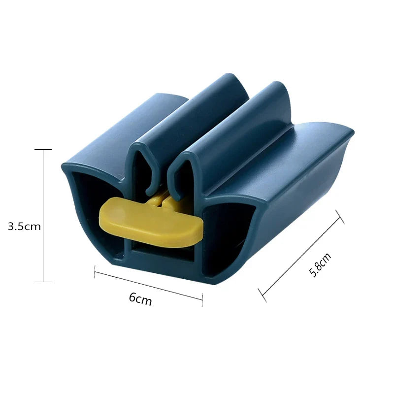 New Bathroom Accessories Toothpaste Squeezer Tooth Paste Dispenser Tube Squeezer Facial Cleanser Press Rolling Holder for Kids