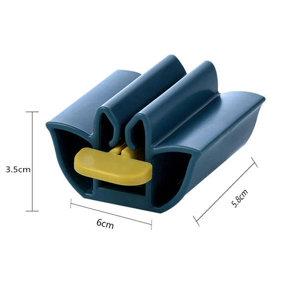 New Bathroom Accessories Toothpaste Squeezer Tooth Paste Dispenser Tube Squeezer Facial Cleanser Press Rolling Holder for Kids