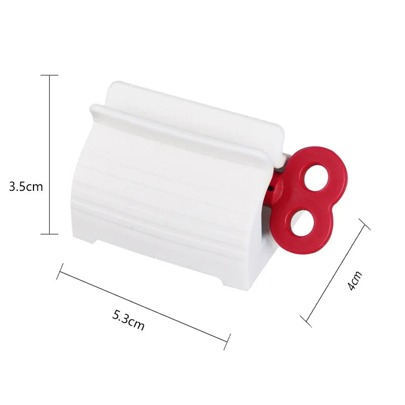 New Bathroom Accessories Toothpaste Squeezer Tooth Paste Dispenser Tube Squeezer Facial Cleanser Press Rolling Holder for Kids